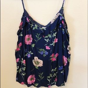 Women’s Flowy Floral Tank Top Boho